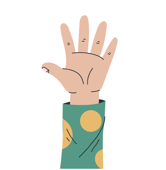 Hand opsteken