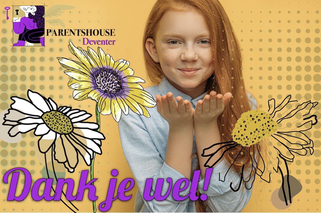 Bedank kaart ParentsHouse Deventer
